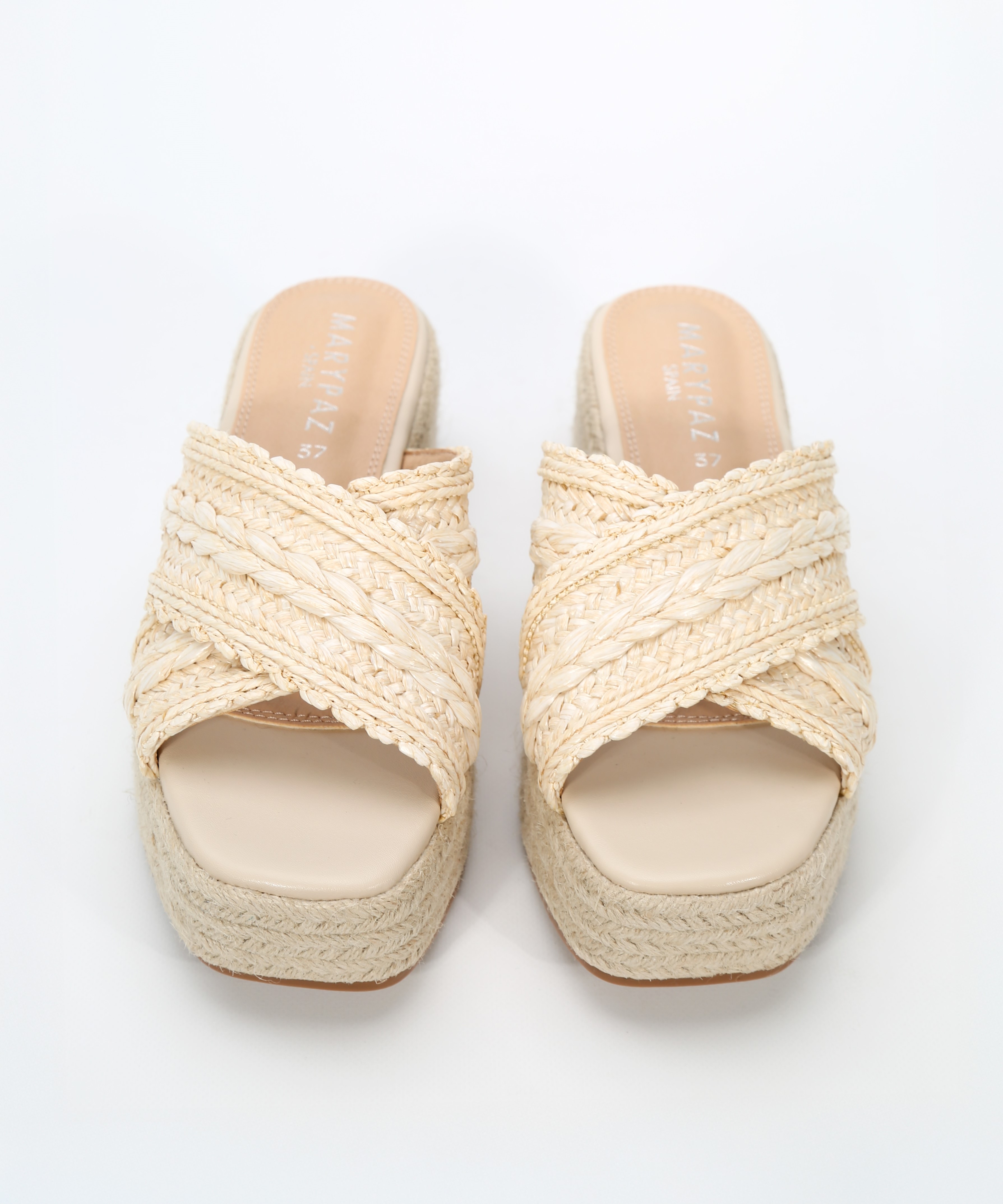 Sandalias plataforma cruceta detalles image number null
